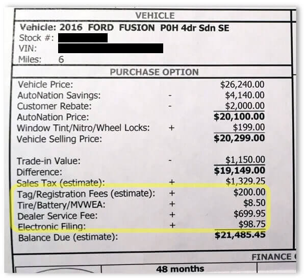 Car Dealers Are Double Charging New Car Fees