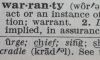warranty definition